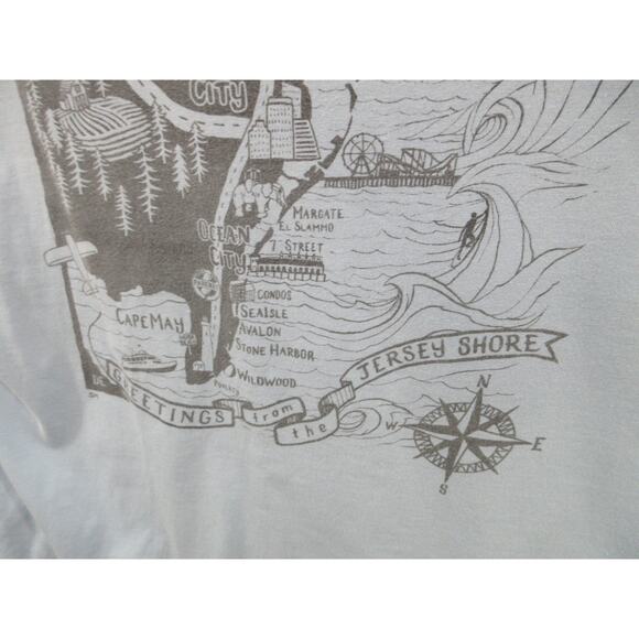 SURFER'S SUPPLIES South Jersey Surf Zone Men's XXL Long Sleeve T-shirt - Picture 13 of 15